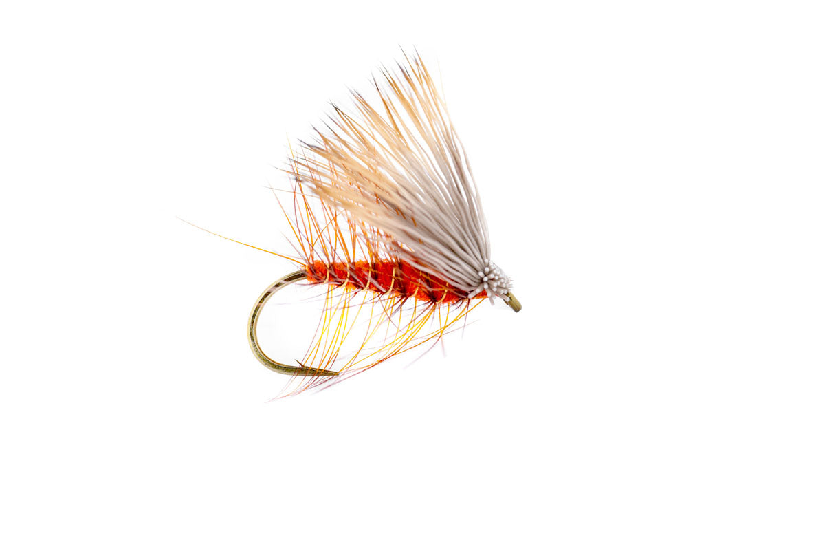 Montana Fly Company Elk Hair Caddis  -Orange (3-Pack)