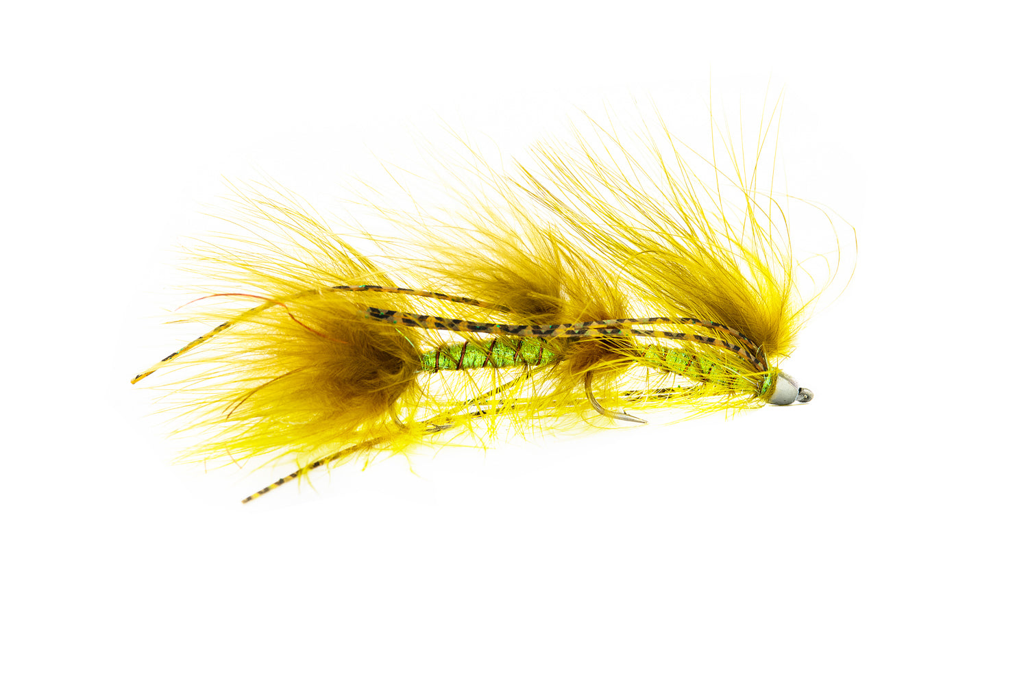 Montana Fly Company Galloup's Mini Peanut Envy - Olive (3-Pack)