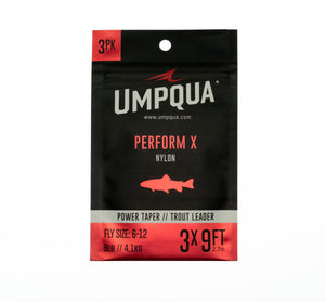 Umpqua Perform X Power Taper Trout Leader - 3 Pack