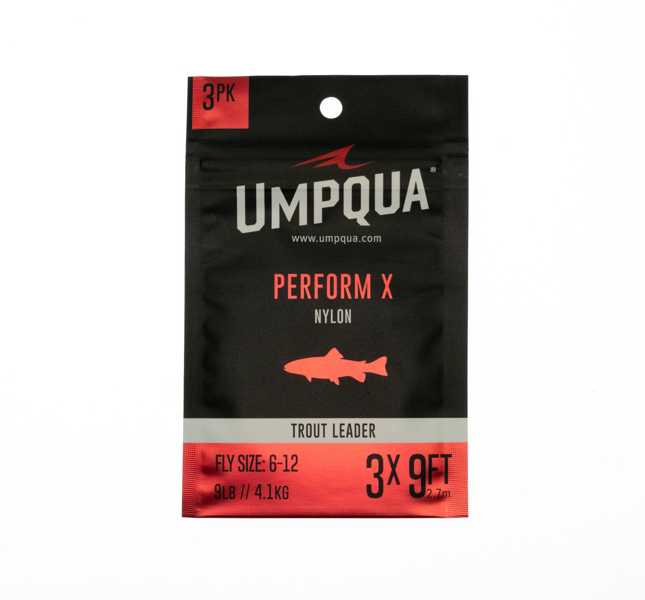 Umpqua Perform X Trout Leader - 3 Pack
