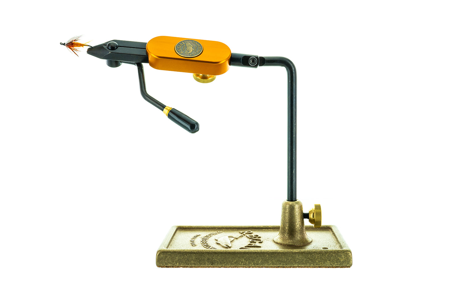 Regal Medallion Vise - Orange Ember