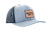 Fin & Fire Logo Hat: Heather Grey/ Black