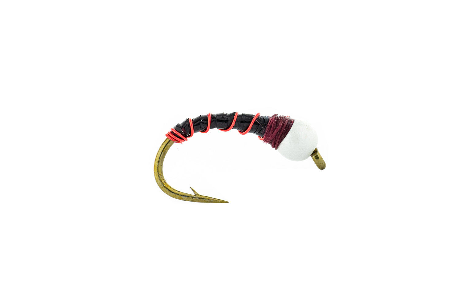 Umpqua Chironomid Pupa - Black/Red (3-Pack)