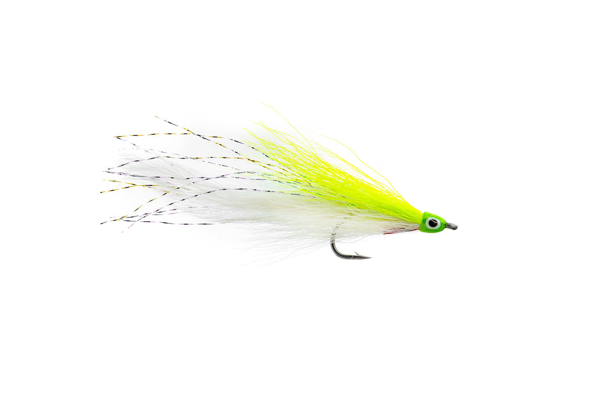 Umpqua Deceiver - Chartreuse/White (3-Pack)