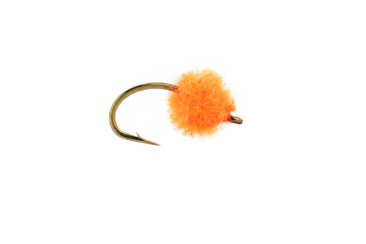 Umpqua Micro Egg Weighted - Fl. Orange (3-Pack)