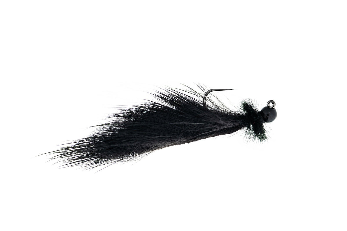 Umpqua Mini Jig Leech - Black (3-Pack)