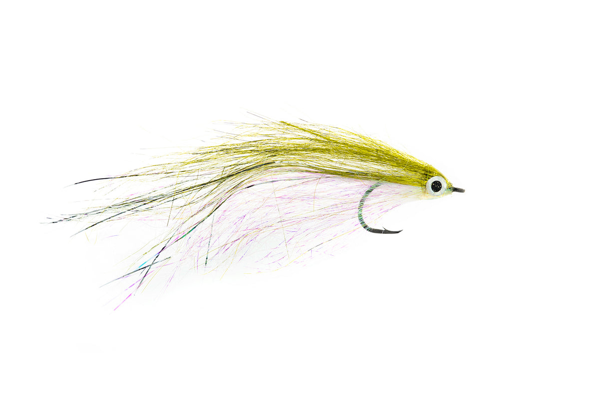 Umpqua Mushmouth - Chartreuse/White (3-Pack)