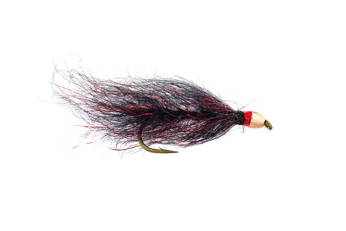 Umpqua Ruby-eyed Leech - Black/Red (3-Pack)