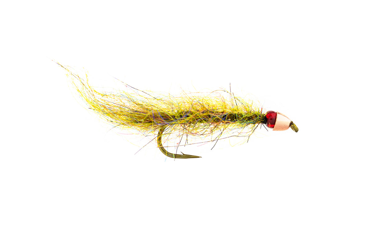 Umpqua Ruby-eyed Leech - Canadian Olive (3-Pack)