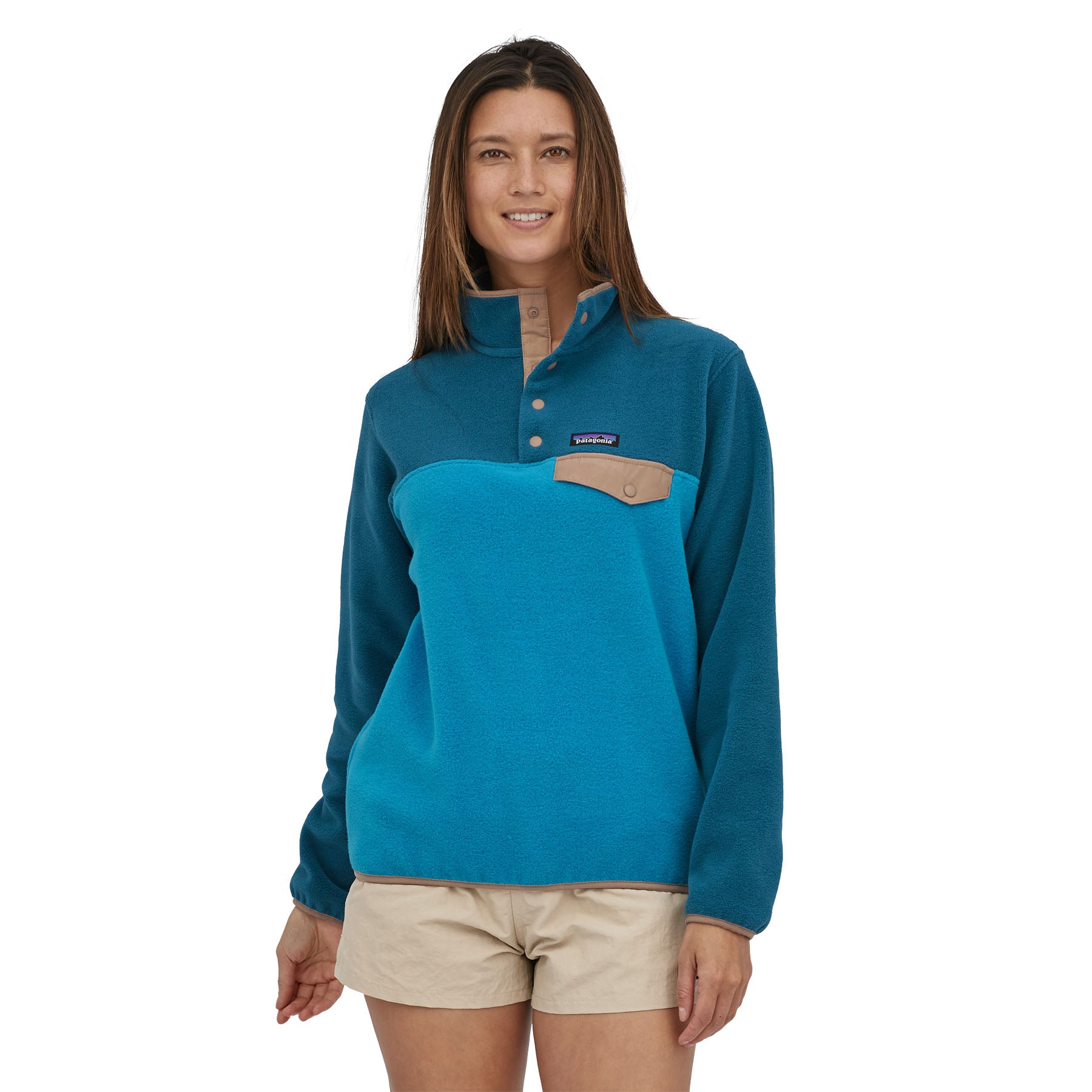 Patagonia W's Lightweight Synchilla Snap-T Fleece Pullover - Fin