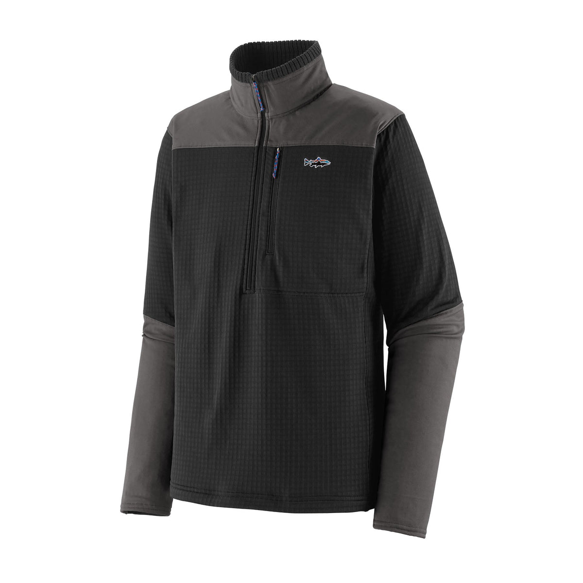 Patagonia M's L/S R1 Fitz Roy 1/4 Zip