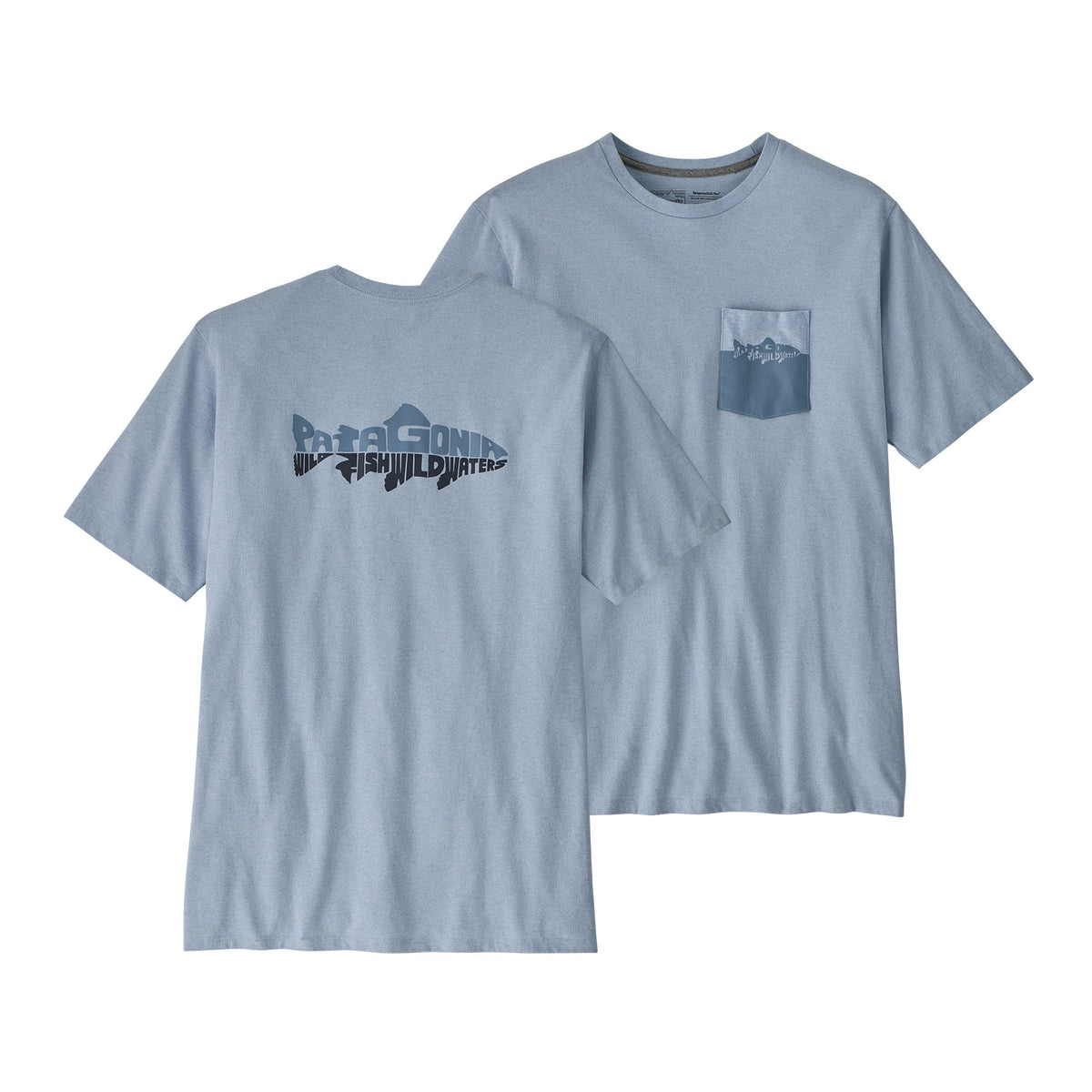 Patagonia M's Wild Waterline Pocket Responsibili-Tee