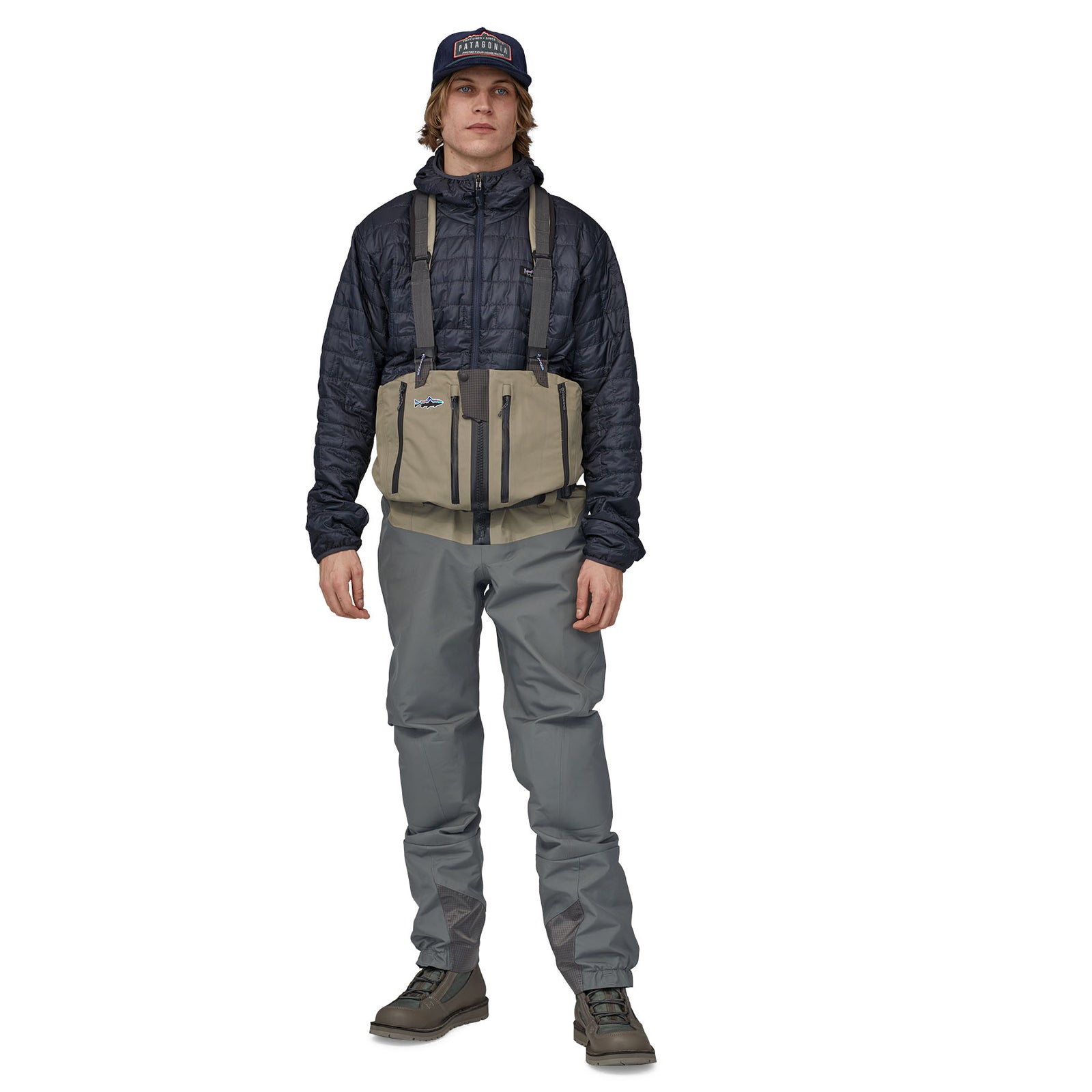 Patagonia M's Swiftcurrent Expedition Zip-Front Waders | River Rock Green - DQ