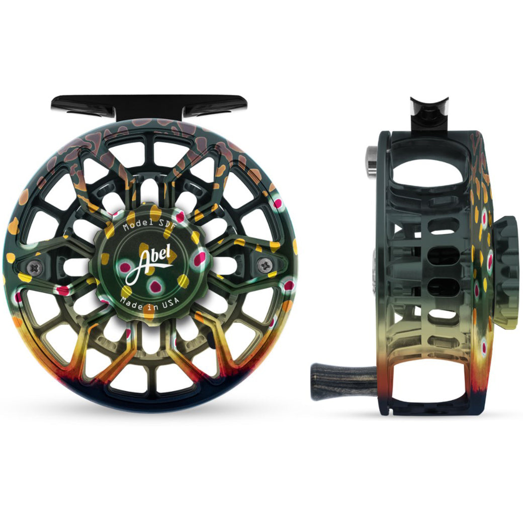 Abel SDF Fly Reel Ported - Native Brown