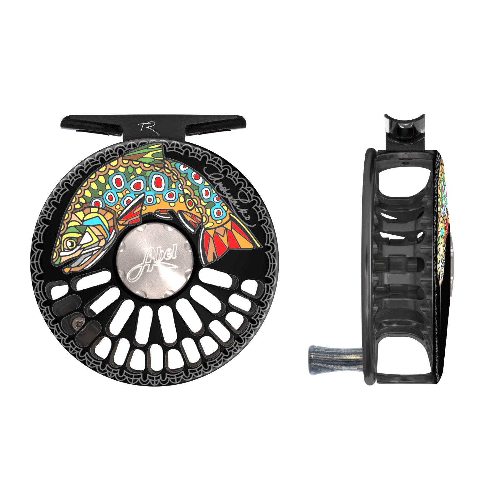 Abel Rove Fly Reel - Combination Graphic Plate ~ In Stock Ready to