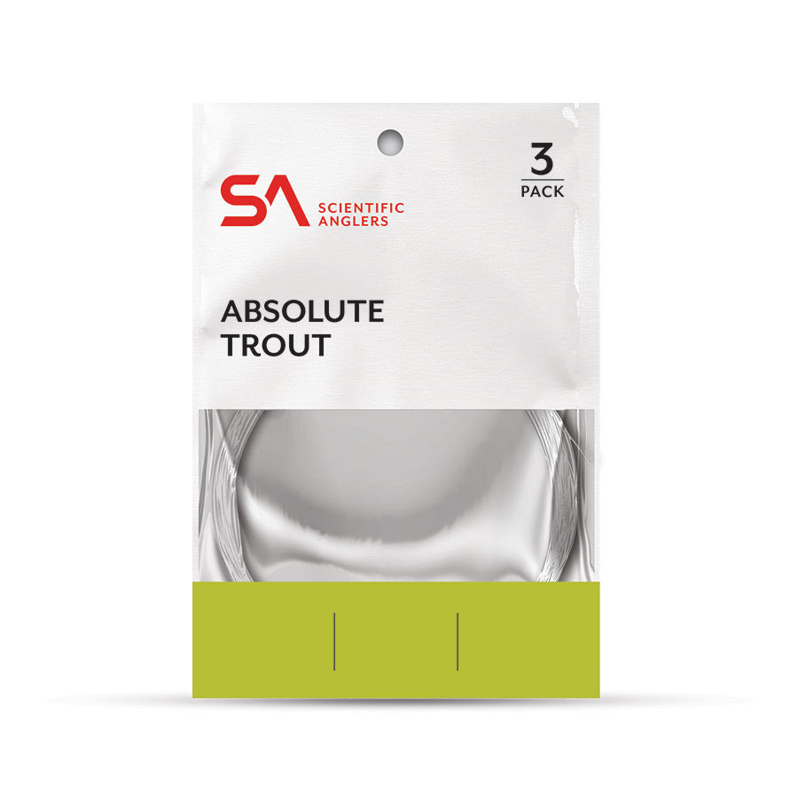 Scientific Angler Absolute Trout Leader 3-Pack