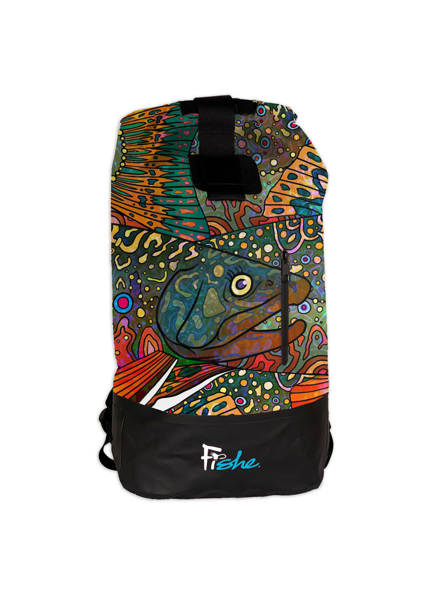 FisheWear Brookie Dry Bag Backpack - Fin & Fire Fly Shop