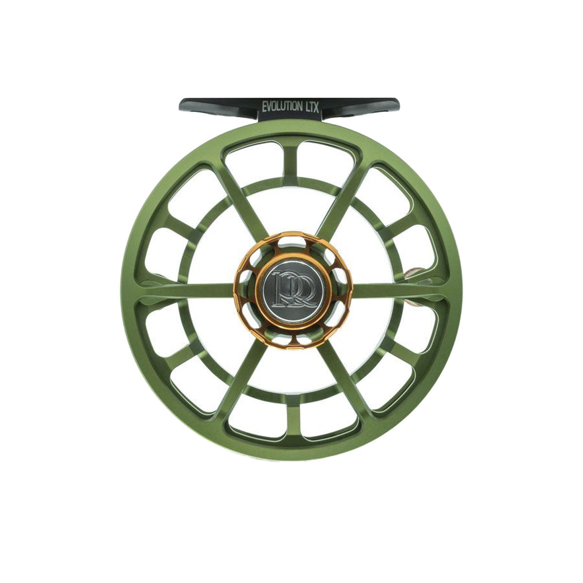 G. Loomis Black/Green Fly Fishing Reel With Yellow Line, No Case 