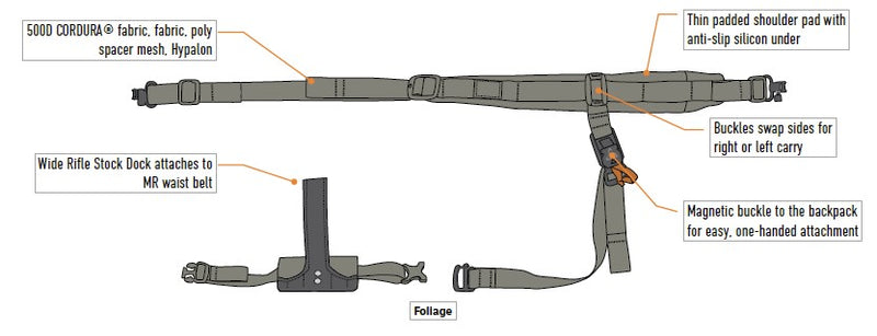 Mystery Ranch Hands Free Rifle Sling - Fin & Fire Fly Shop