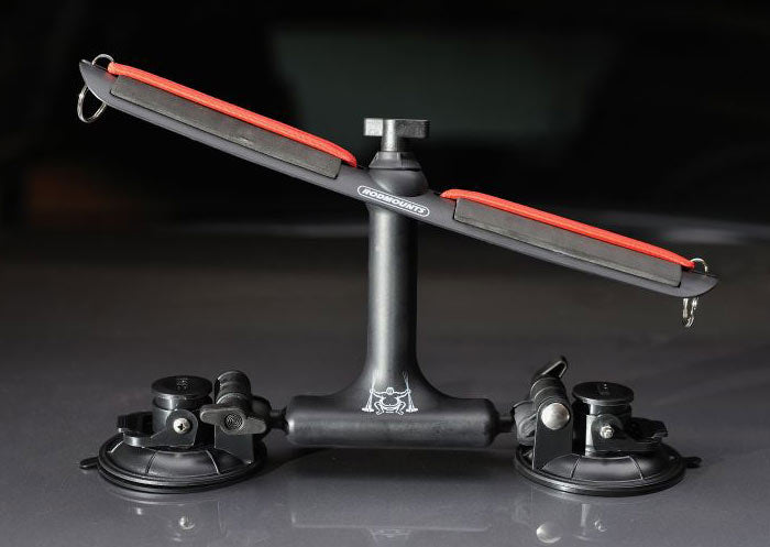 sumo fishing rod holder Carrier Suction Cup Mount St. Peter's Fly Shop Ball and sockets allow SUMO to be postioned out of the line of direct sight for driver and passengers you can see where youre going Sumo Rodmounts review